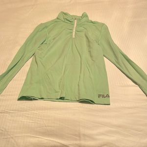 FILA fitted half zip.